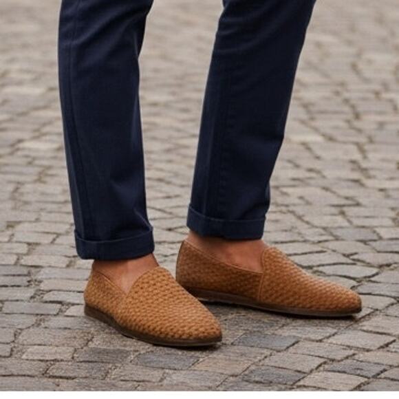 Nisolo Alejandro Woven Slip On – Tobacco – Men’s Size 9.5 - Can be UNISEX - Picture 3 of 10